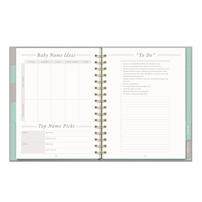 Countdown To Baby Undated Pregnancy Planner
