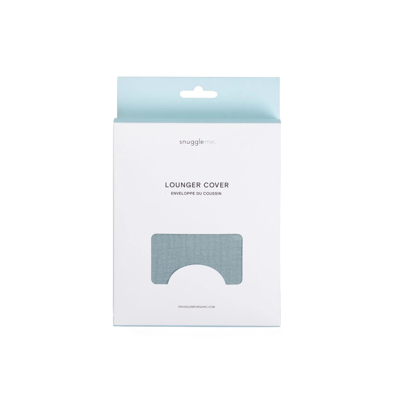 Lounger Curve Muslin Cover | Slate