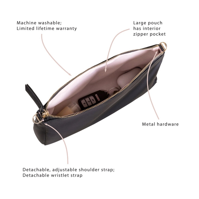 3-piece Pouch Set Black