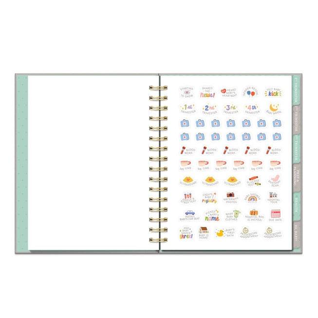 Countdown To Baby Undated Pregnancy Planner