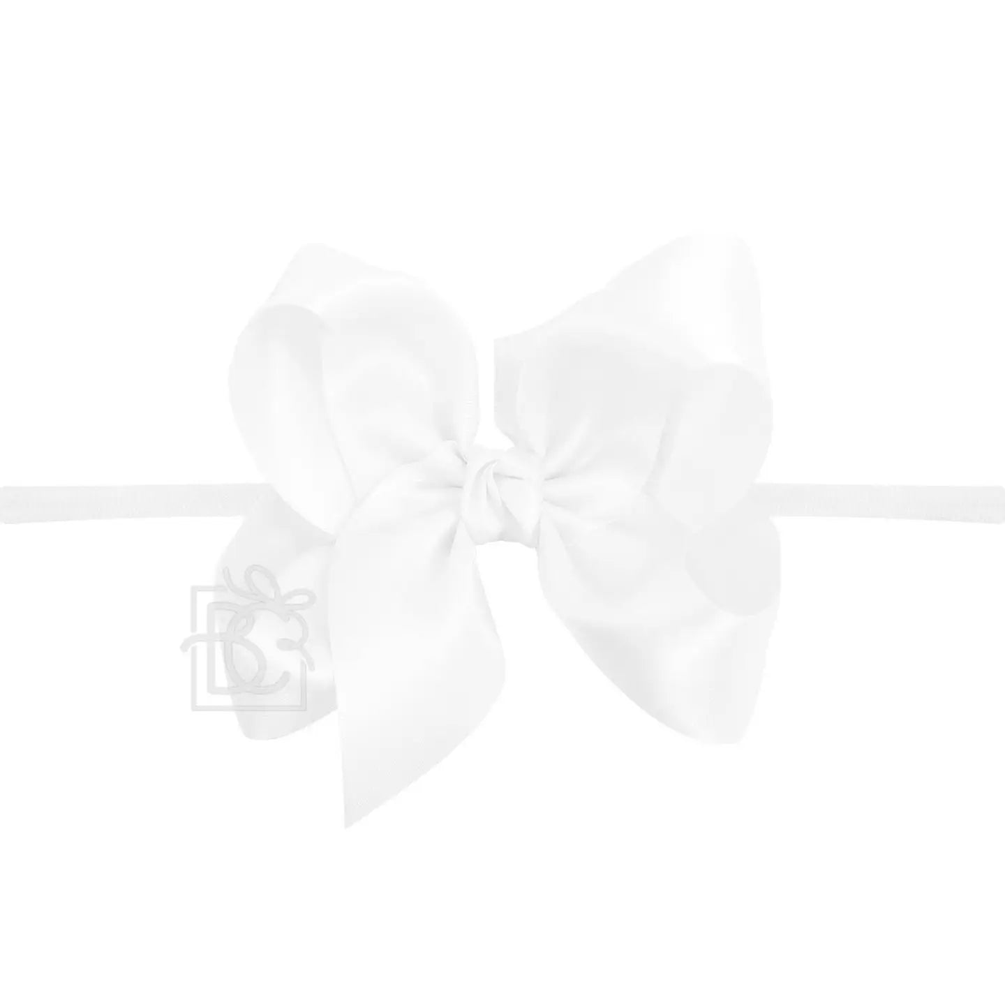 1/4" Pantyhose Headband W/ 5.5" Satin Bow