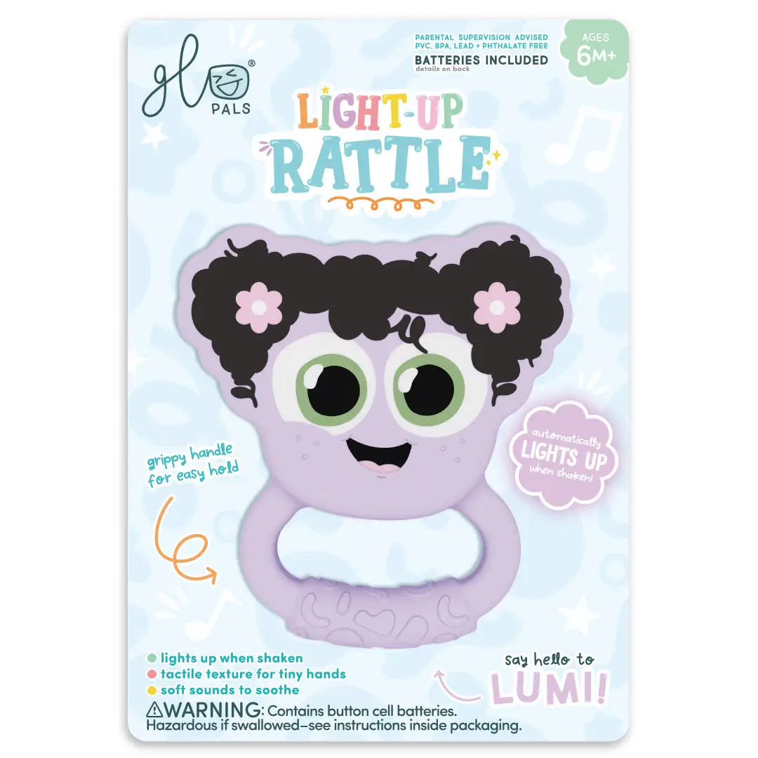 Glo Pals Light Up Rattle - Lumi