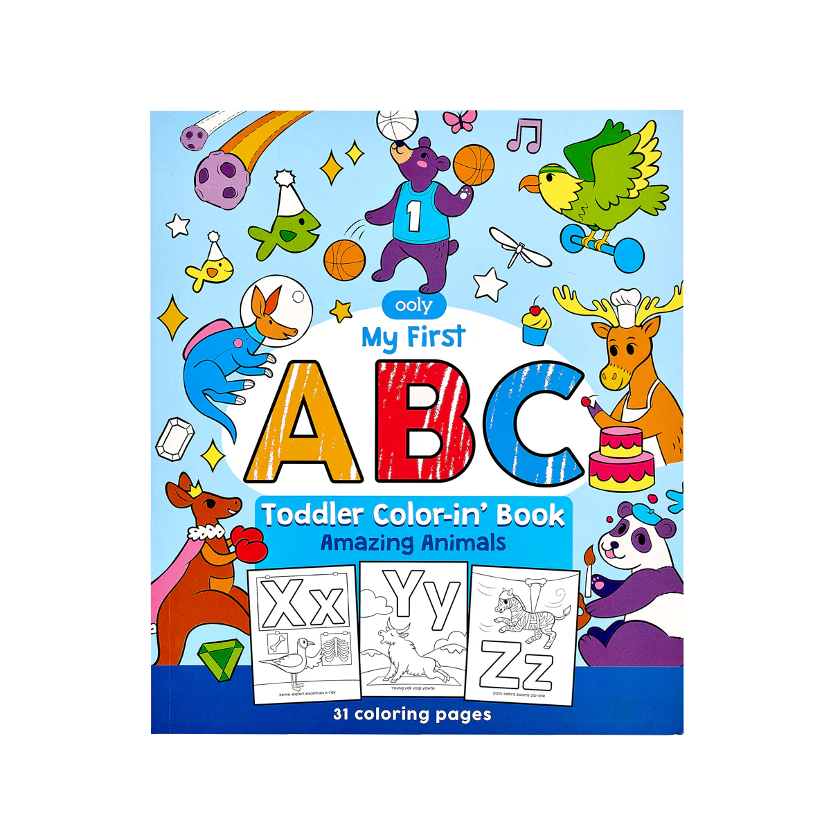 ABC: Amazing Animals Toddler Coloring Book