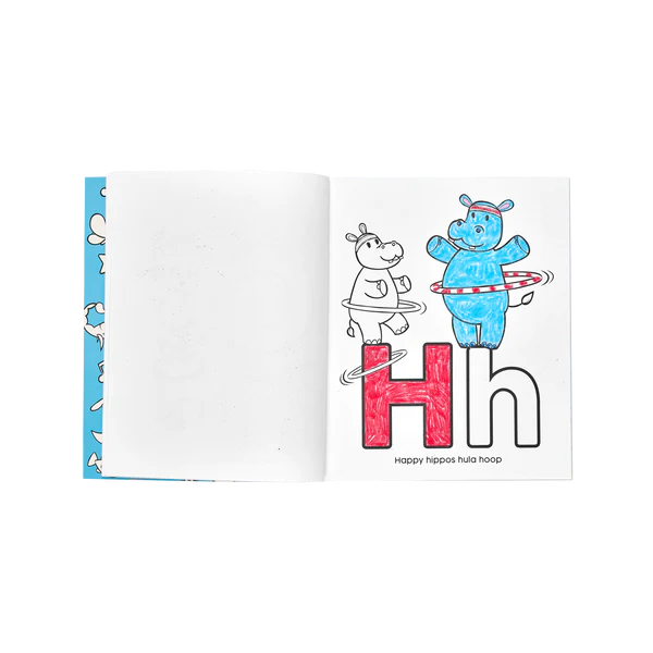 ABC: Amazing Animals Toddler Coloring Book