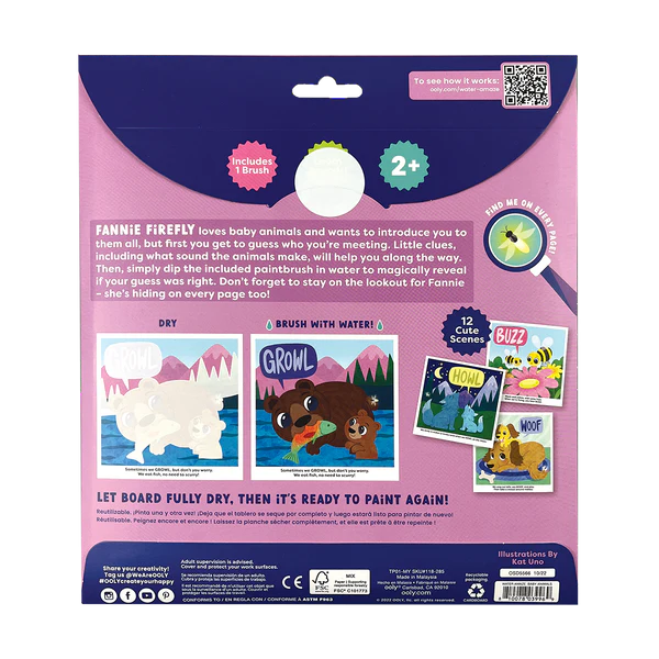 Water Amaze Water Reveal Boards - Baby Animals