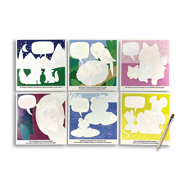 Water Amaze Water Reveal Boards - Baby Animals