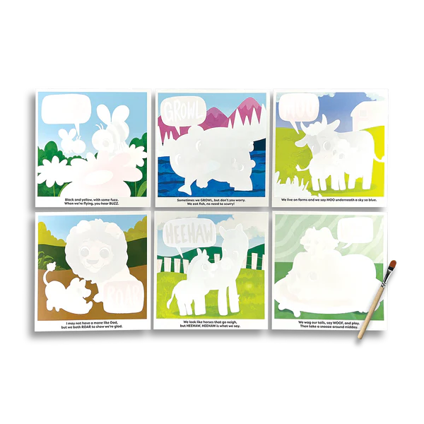 Water Amaze Water Reveal Boards - Baby Animals