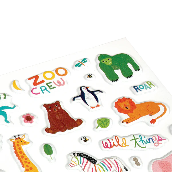 Stickiville Zoo Crew Stickers