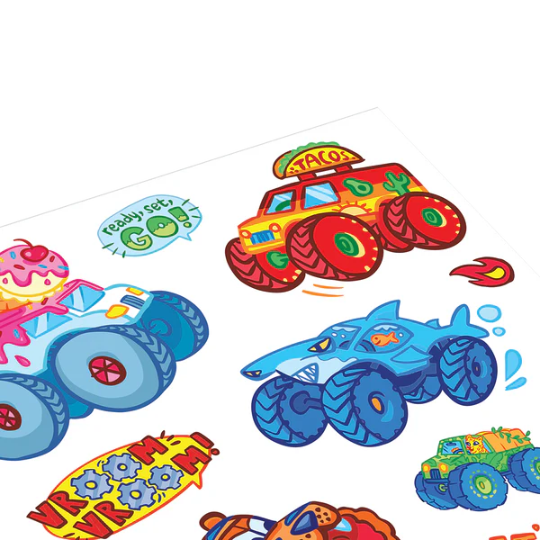 Stickiville Monster Truck Stickers