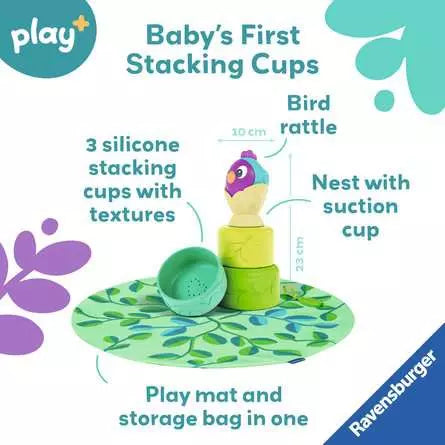 3-in-1 Stacking Cups Bird's Nest