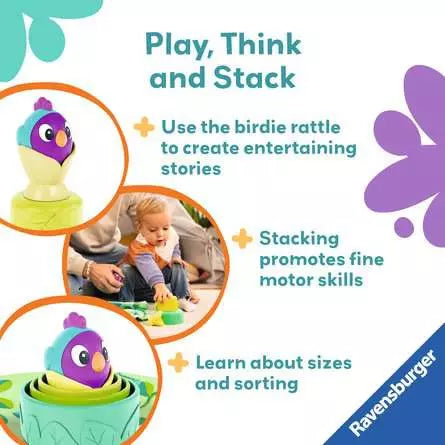 3-in-1 Stacking Cups Bird's Nest