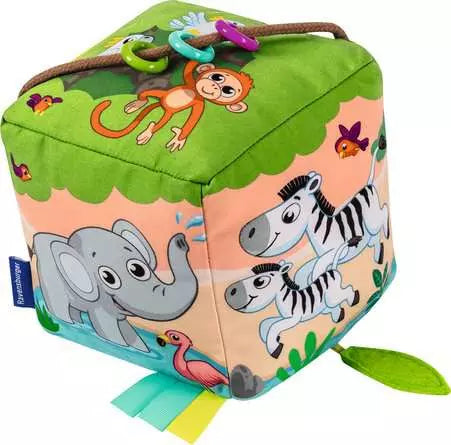 Roll and Play Sound Cube Wild Animals