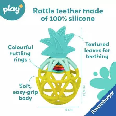 Rattle Teether Pineapple