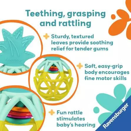 Rattle Teether Pineapple