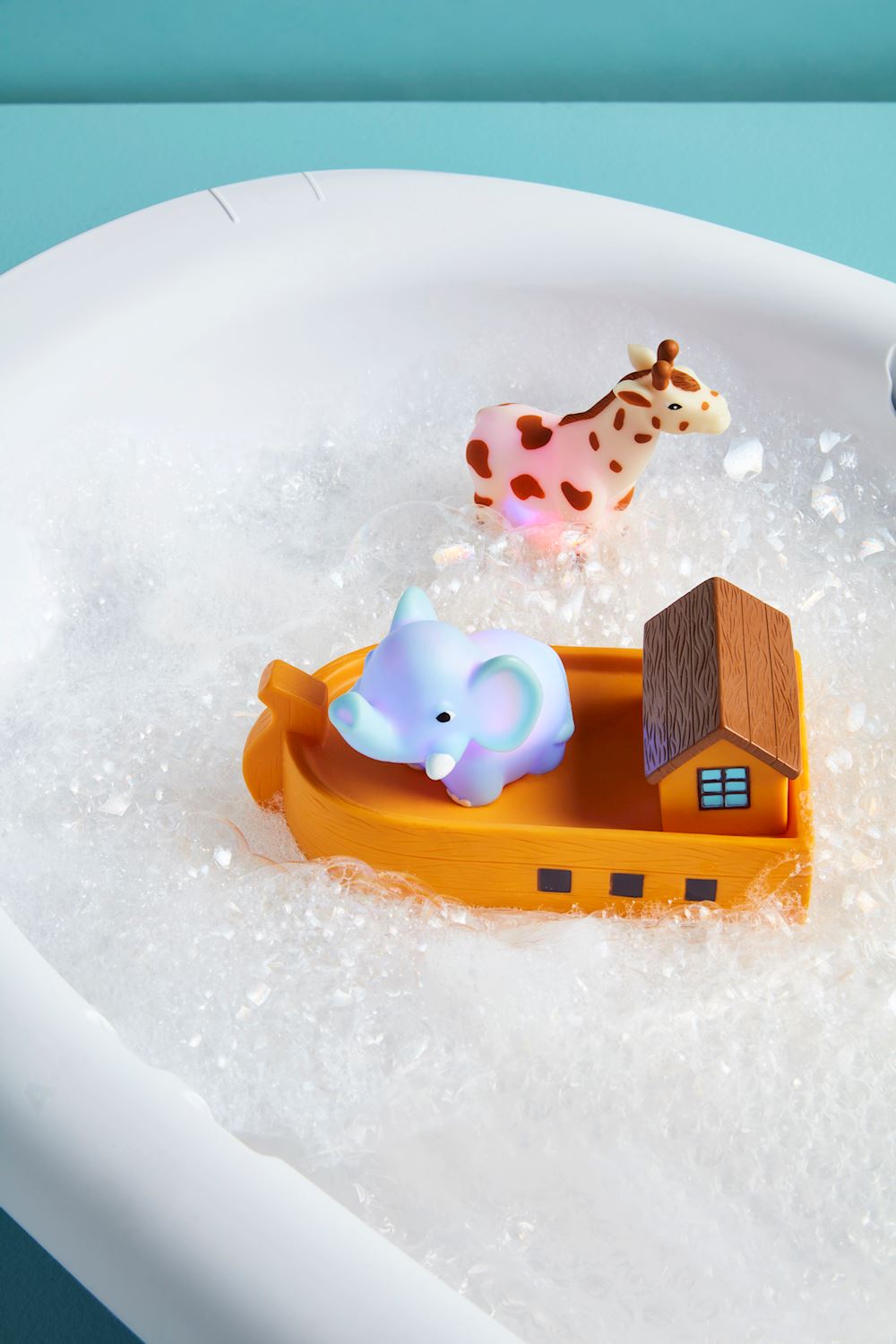 Light-Up Noahs Ark Bath Toy Set