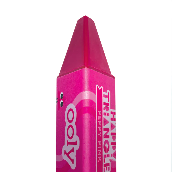Happy Triangles Jumbo Crayons - Set of 12