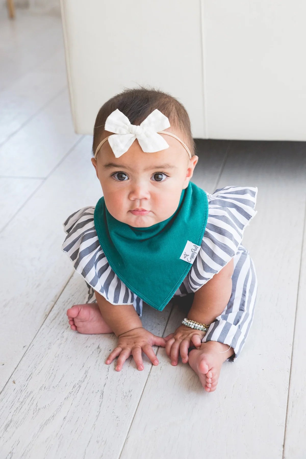 Jade Baby Bandana Bib Set (4-pack)