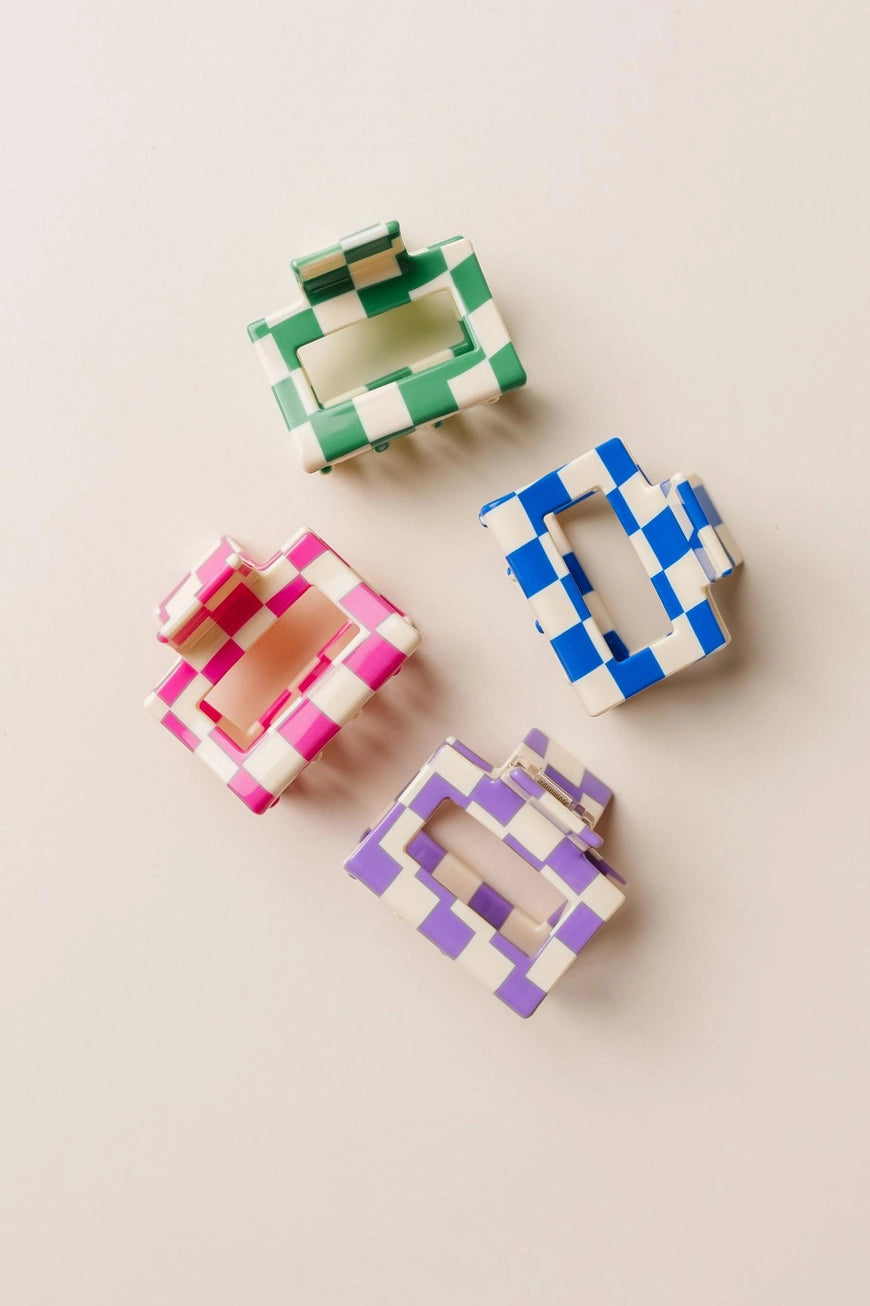 Checker Claw Clip