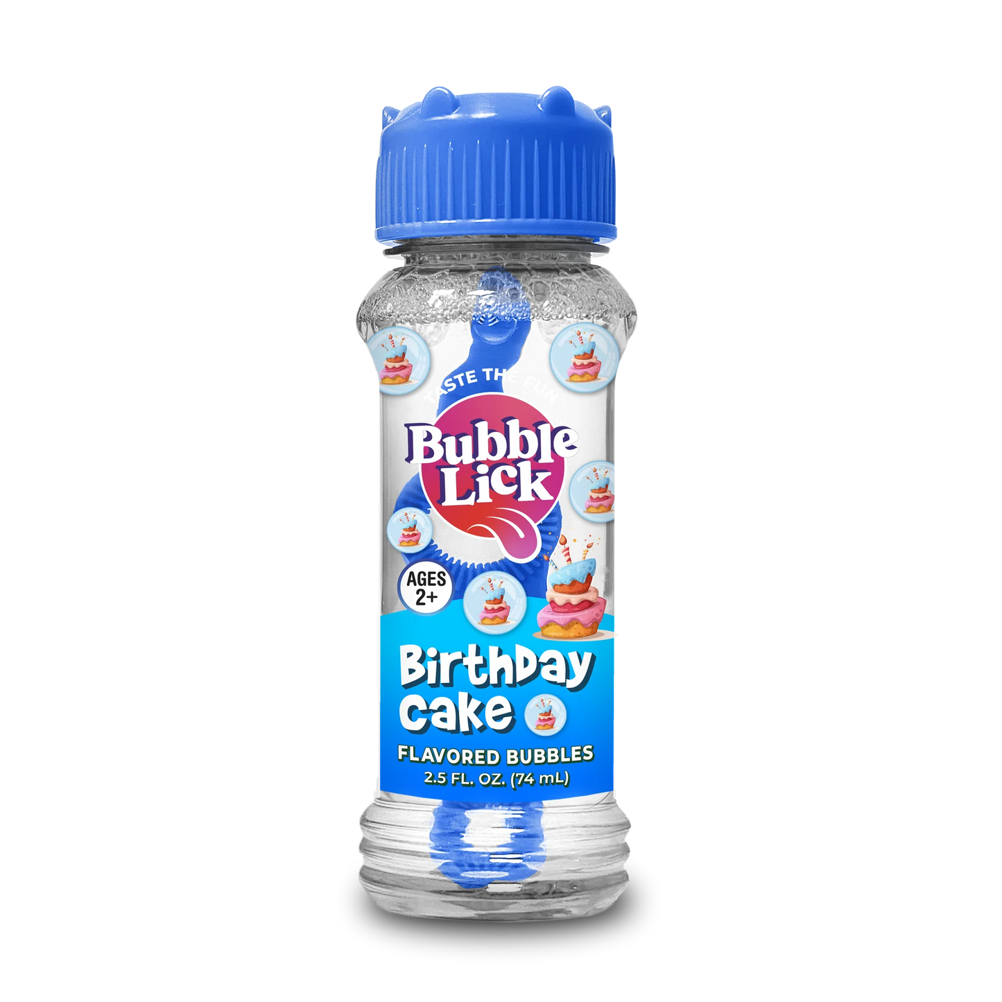 Bubblelick Birthday Cake Flavored Bubbles