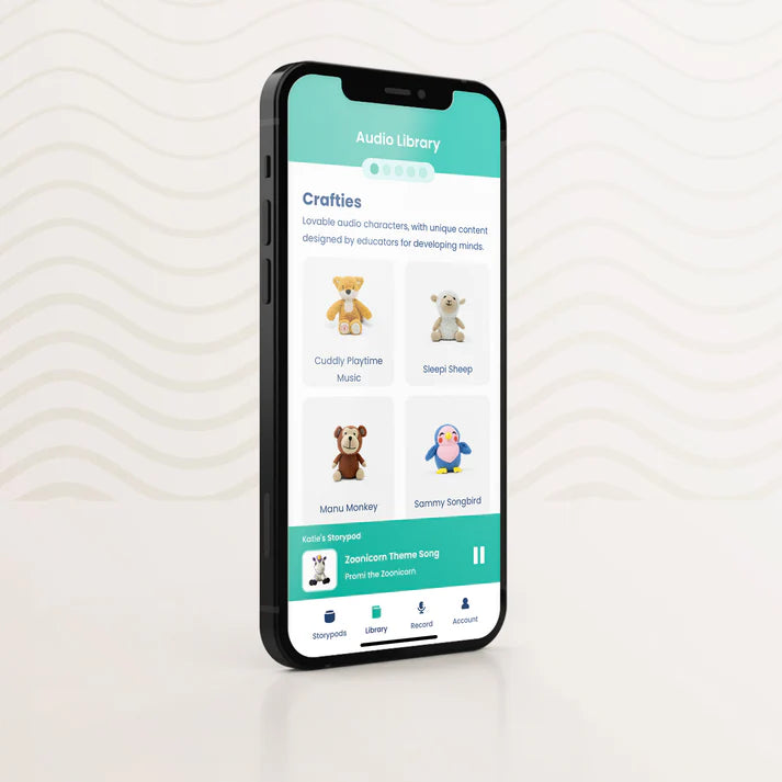 The Storypod w/ Teal Sleeve Included