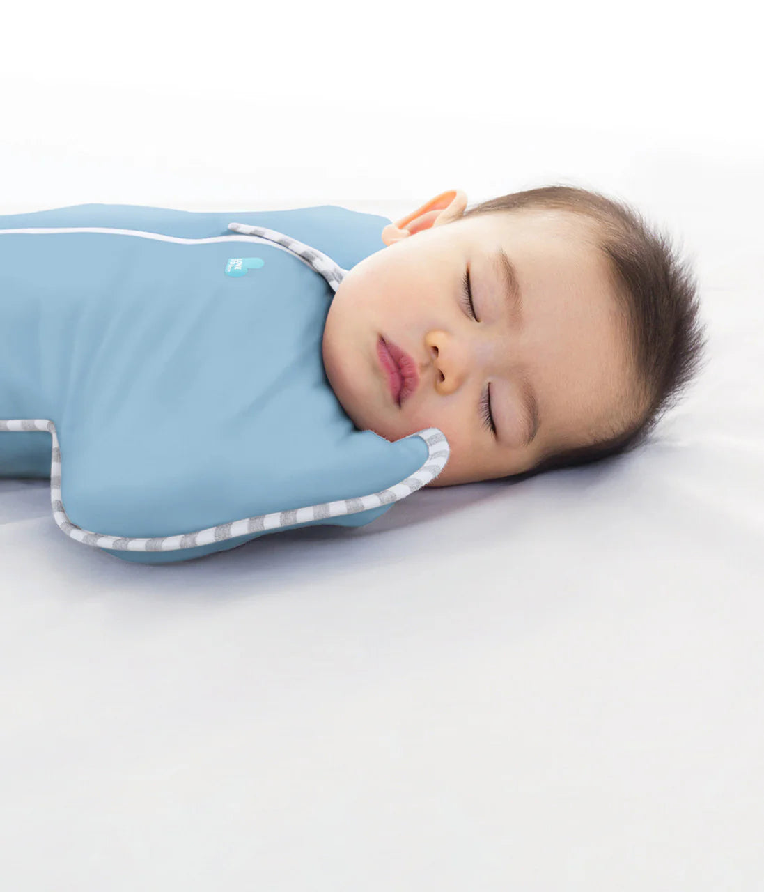Swaddle Up™ 1.0 Tog Stretch Cotton - Dusty Blue