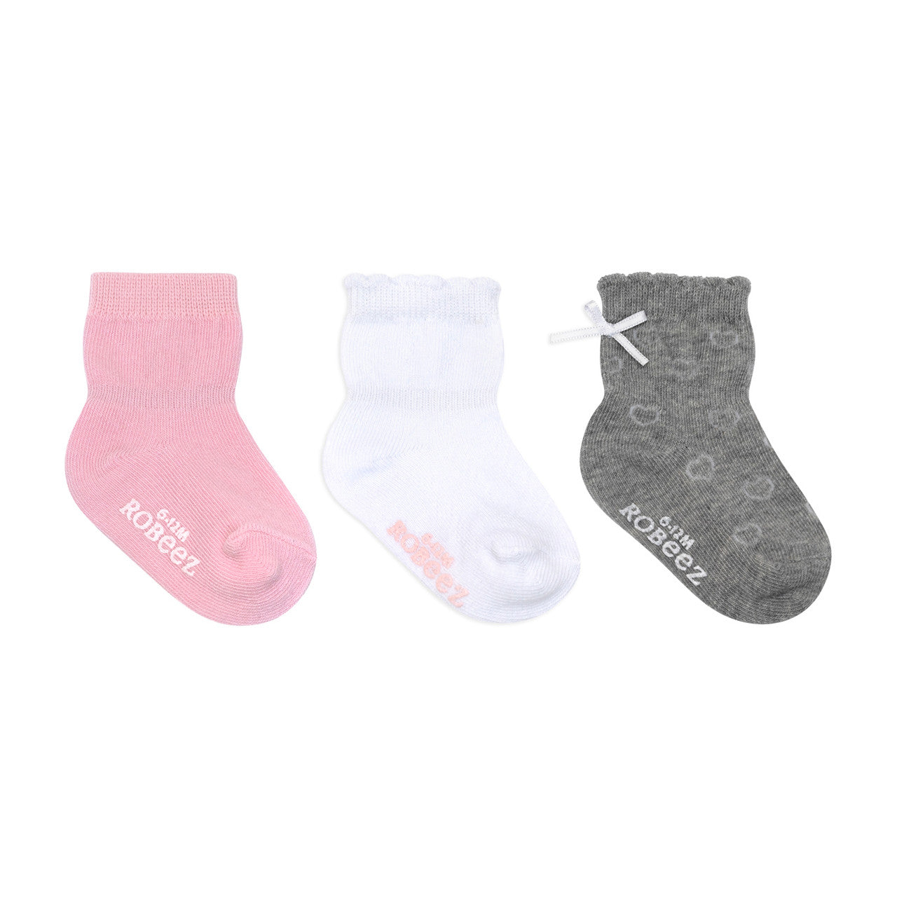 Girly Girl Basics Baby Socks 3-Pack