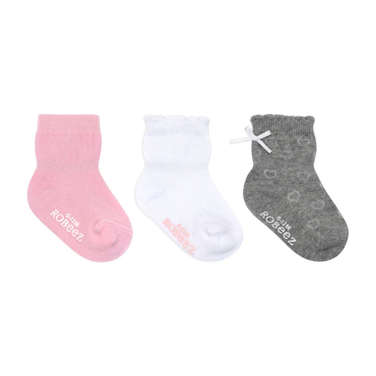 Girly Girl Basics Baby Socks 3-Pack