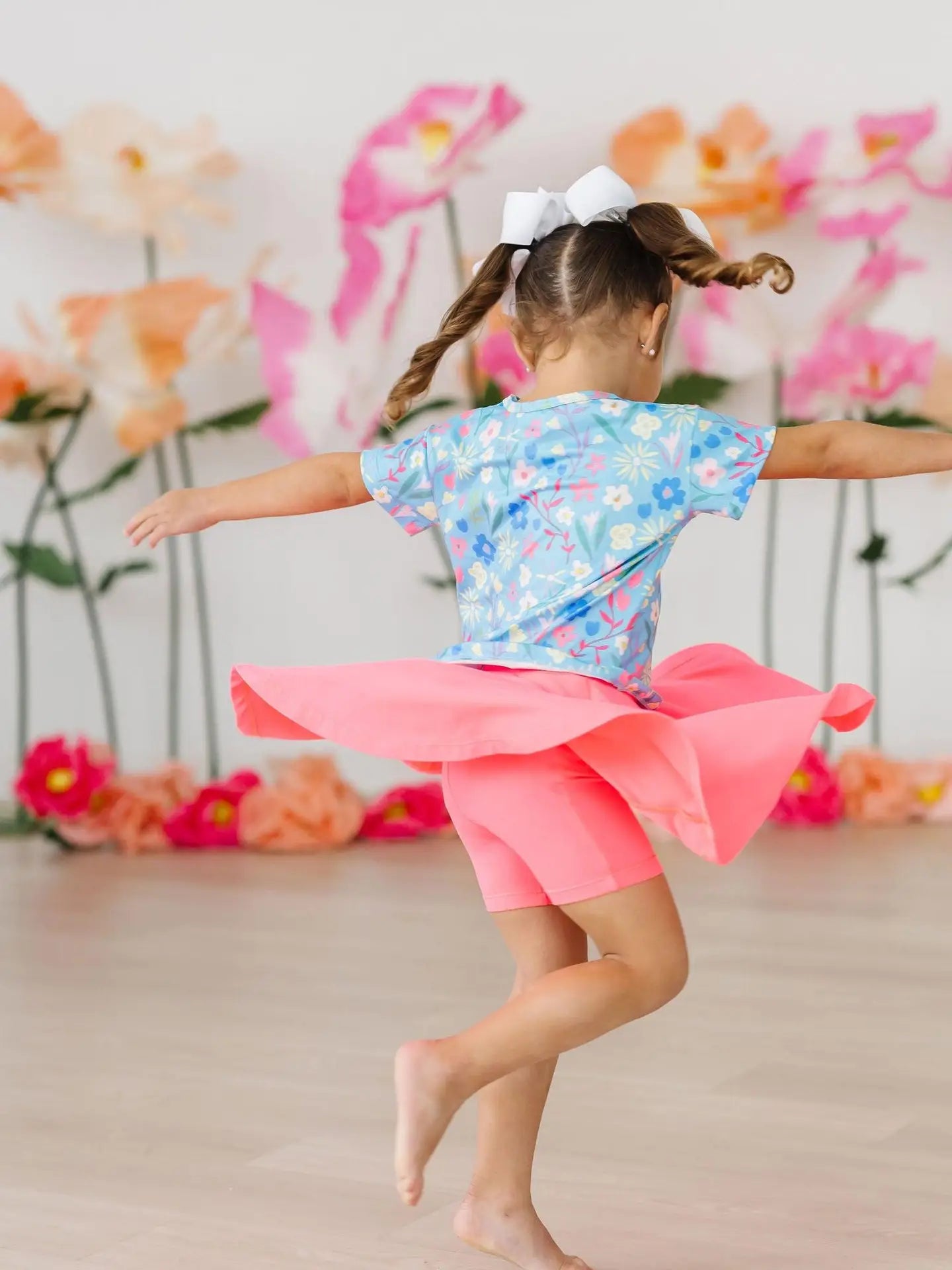 Springtime Splendor Ruffle Pocket Tee
