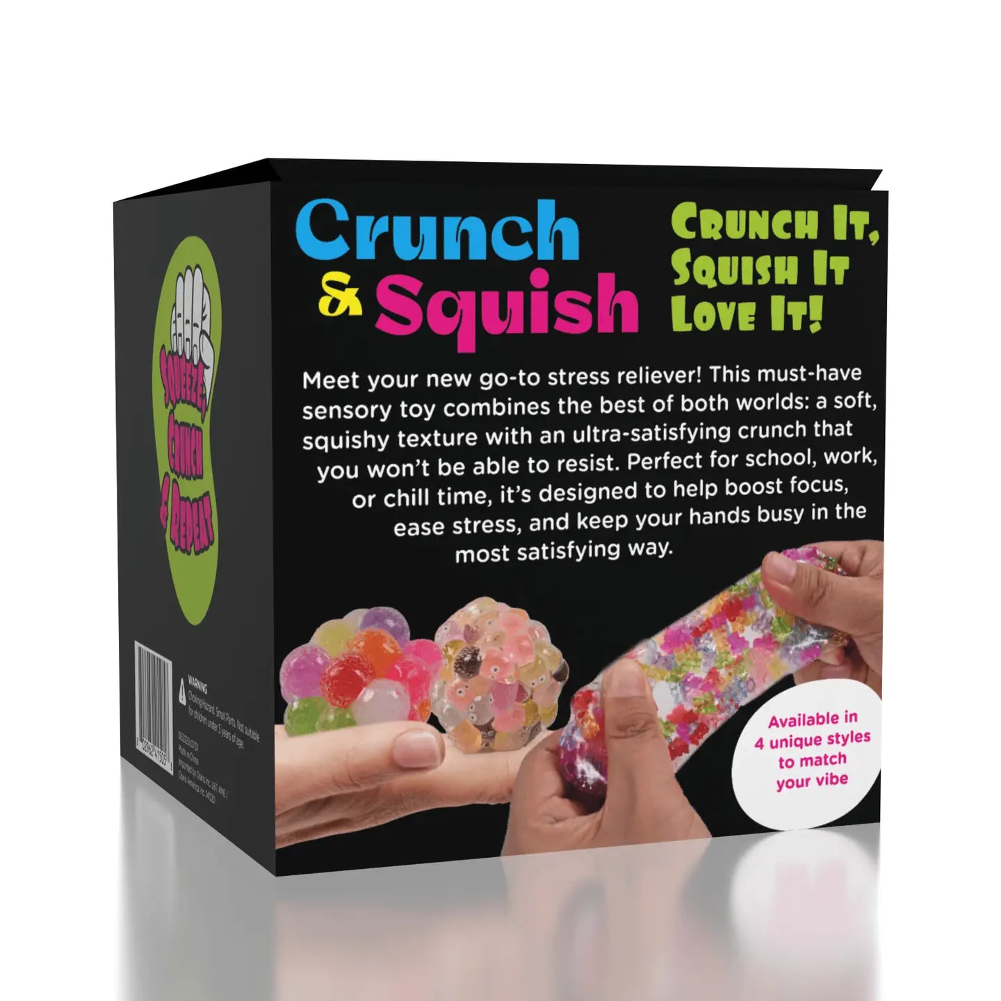 Crunch & Squish Candy Series Crunchy Squishy Stress Ball Fidget Toy