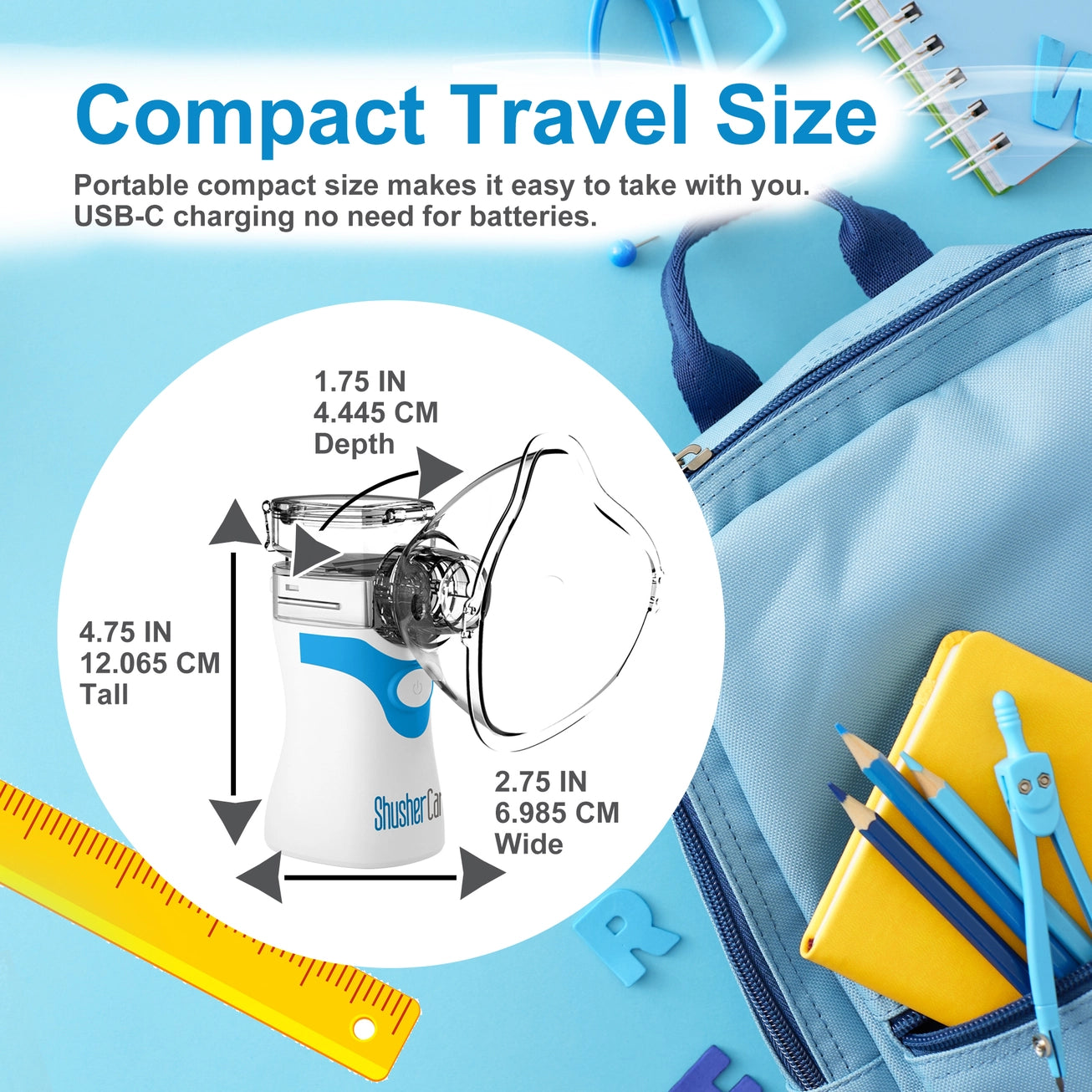 Shusher Care Nebulizer - Ultra Fine Mist