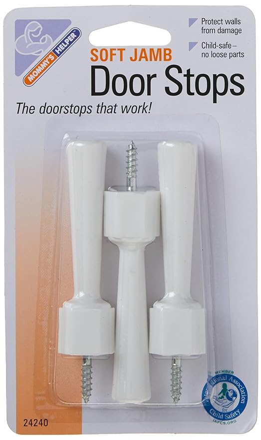 Soft Jamb Door Stops Blister 3PK