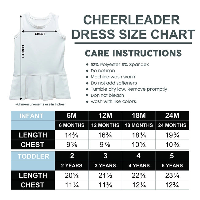 Texas Tech Red Raiders Red Sleeveless Cheerleader Dress