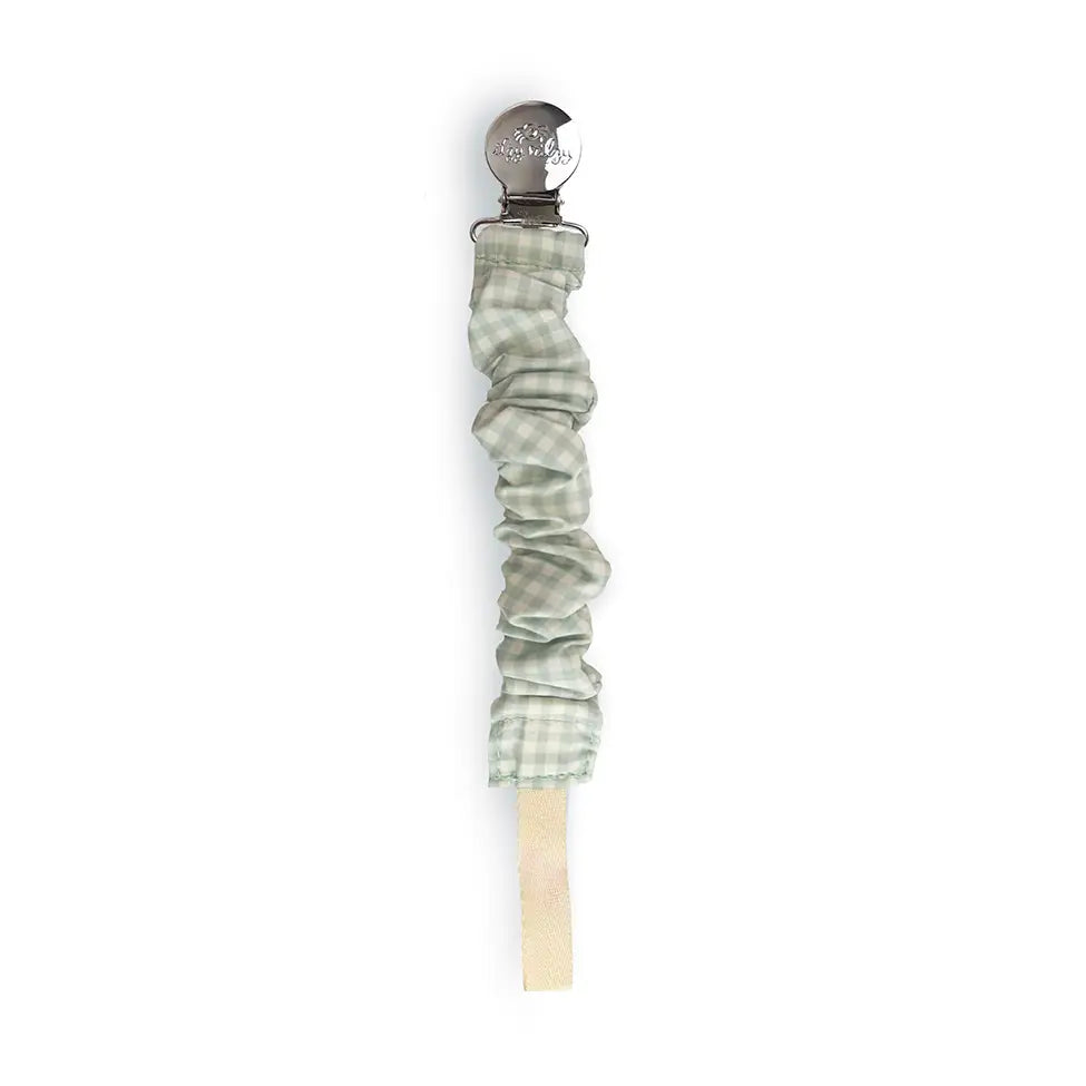 Ritzy Cinch™ Green Gingham - Pacifier Strap