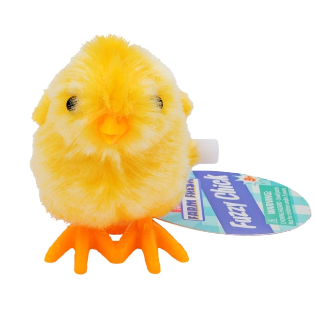 Farm Fresh Yellow Fuzzy Chick Wind Ups
