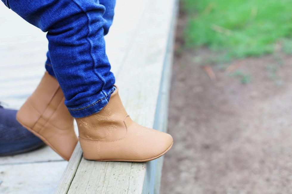 Eco Steps - Western Boot Brulee Brown
