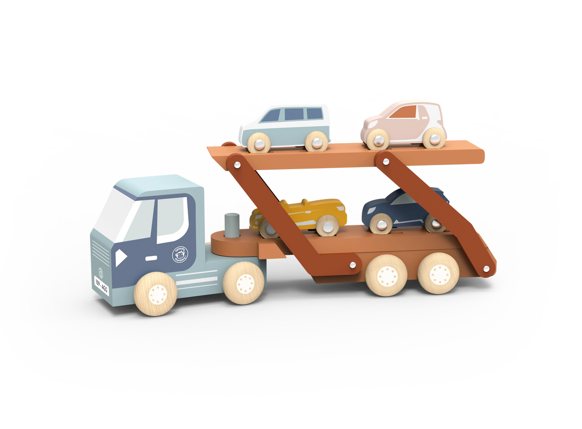Car Carrier Truck with 4 Cars