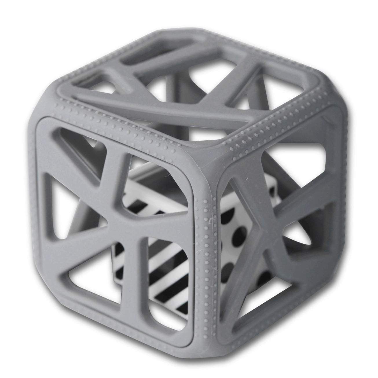 Chew Cube - Silicone Teether Rattle
