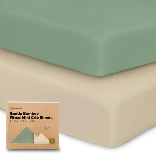Gentle Bamboo Fitted Mini Crib Sheets