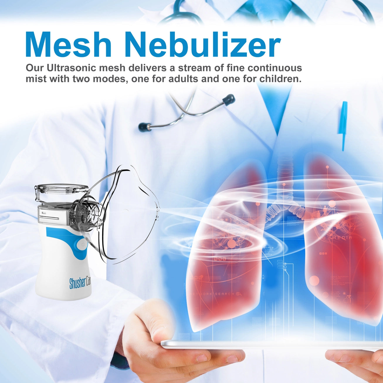 Shusher Care Nebulizer - Ultra Fine Mist