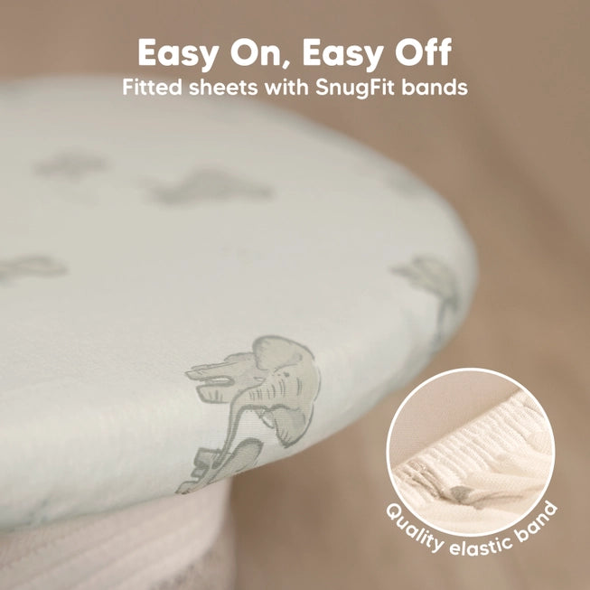 Soothe Fitted Bassinet Sheets