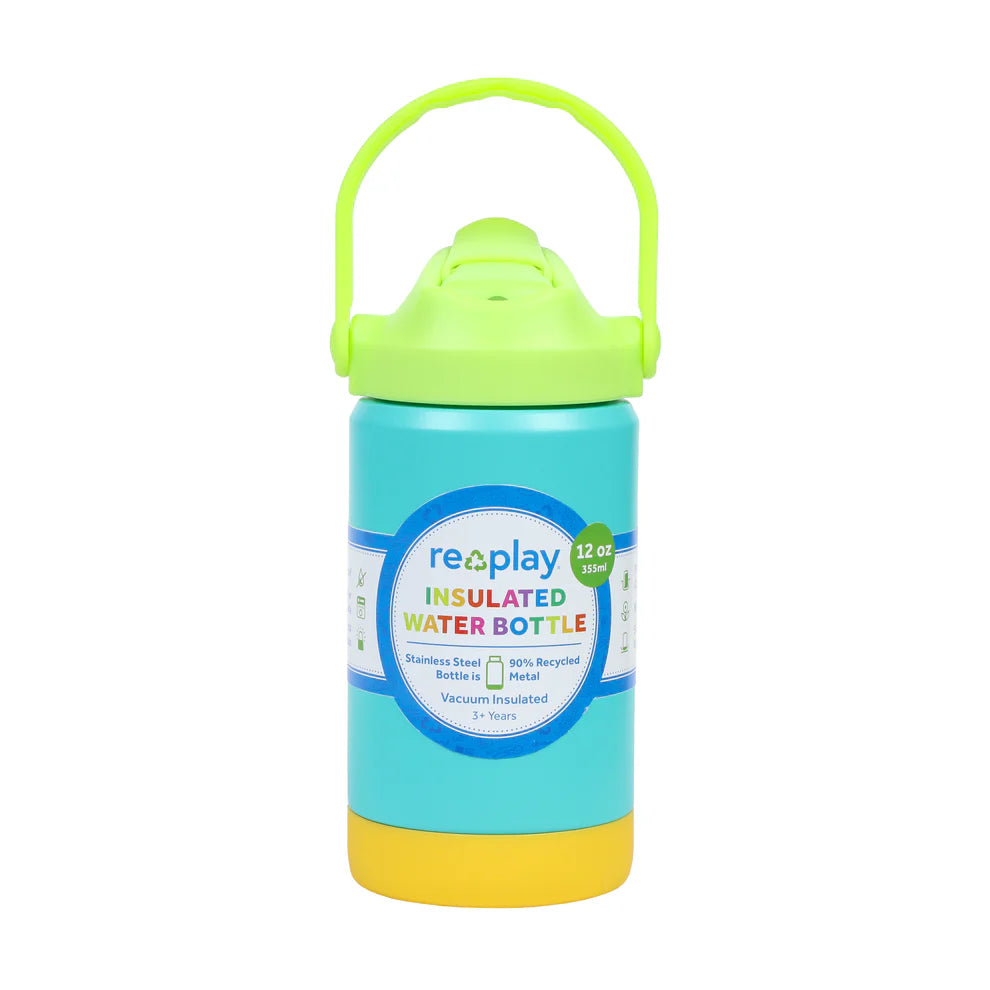 12 oz Insulated Recycled Stainless Steel Water Bottle