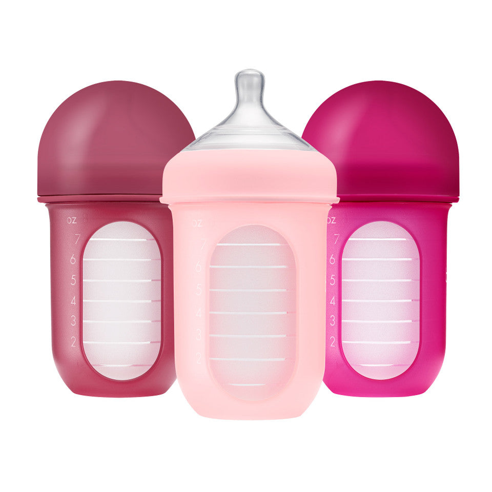 NURSH Silicone Pouch 8oz Bottle 3-pack