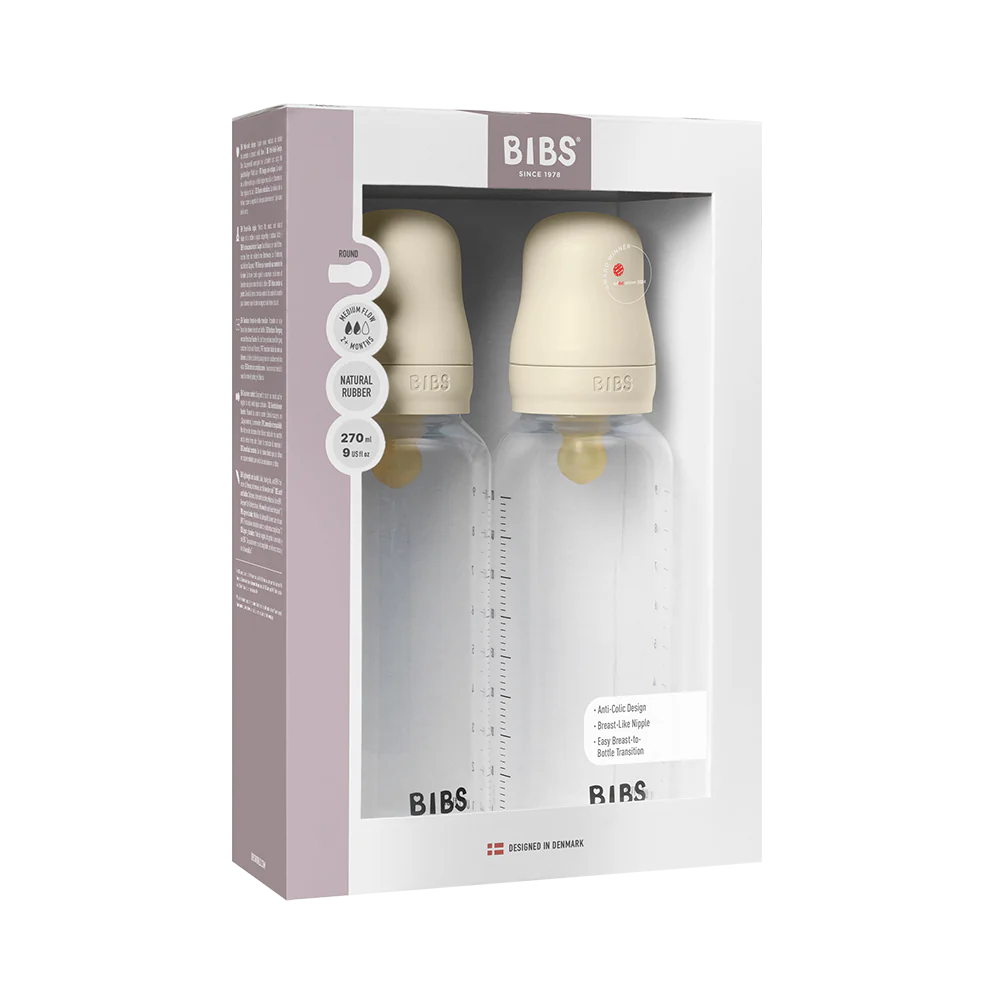 Baby BPA-Free PP Bottle Set 9oz 2 Pack Latex