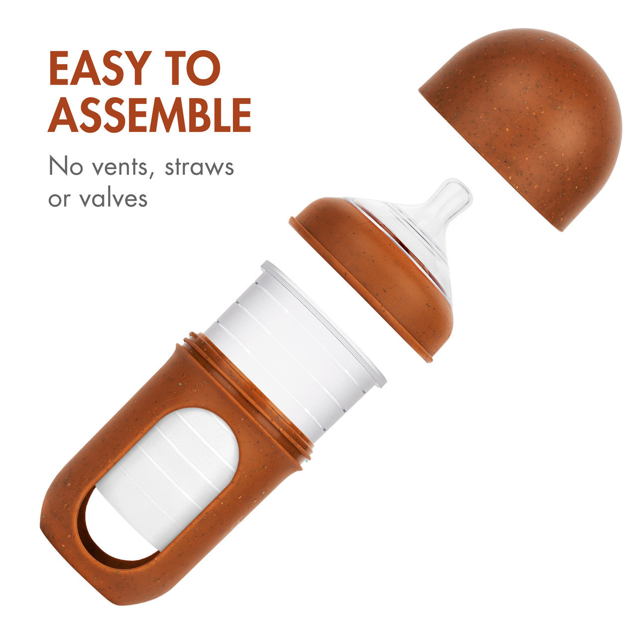 NURSH Silicone Pouch 8oz Bottle 3-pack