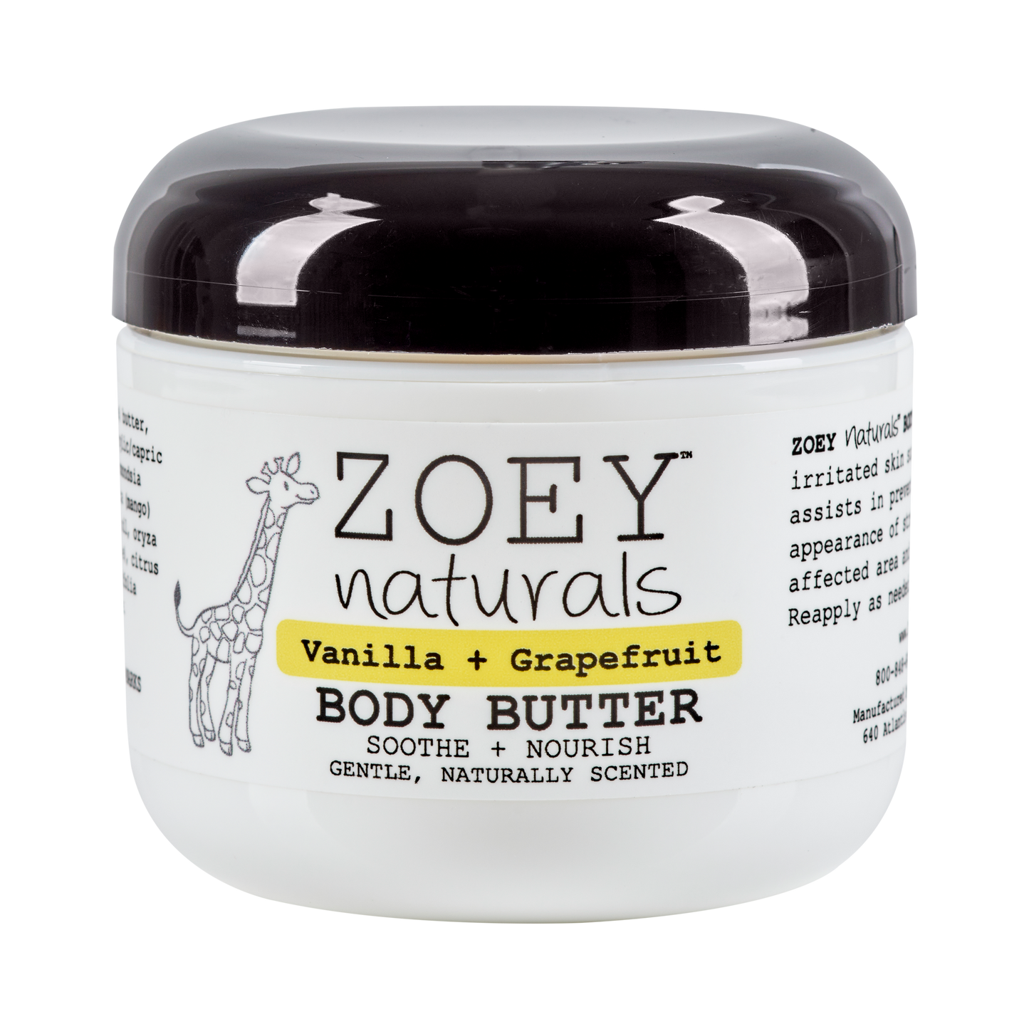 Vanilla + Grapefruit Body Butter