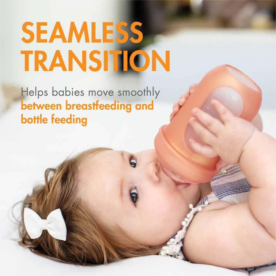 Boon NURSH® CURVE™ Platinum Food-Safe Silicone Bottle Nipples – 3 Pack