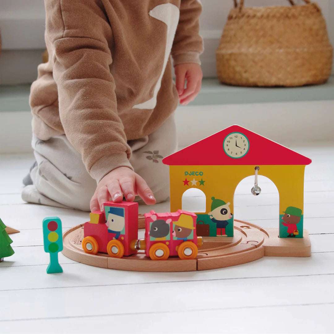 Minitrain Wooden Train Set