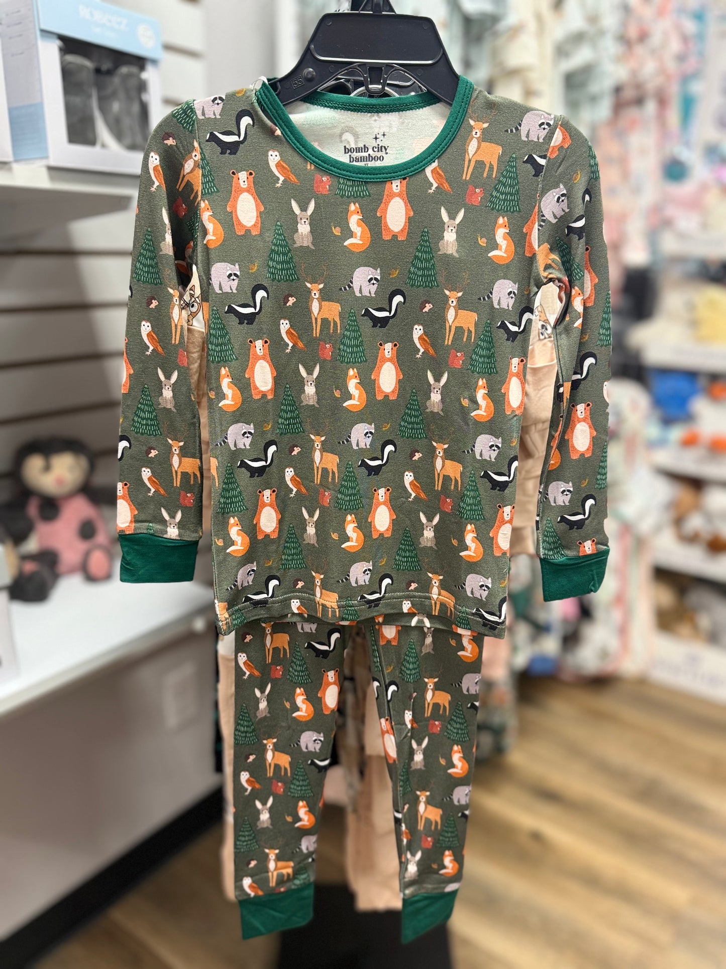 Forest Friends 2 Piece Pajama Set