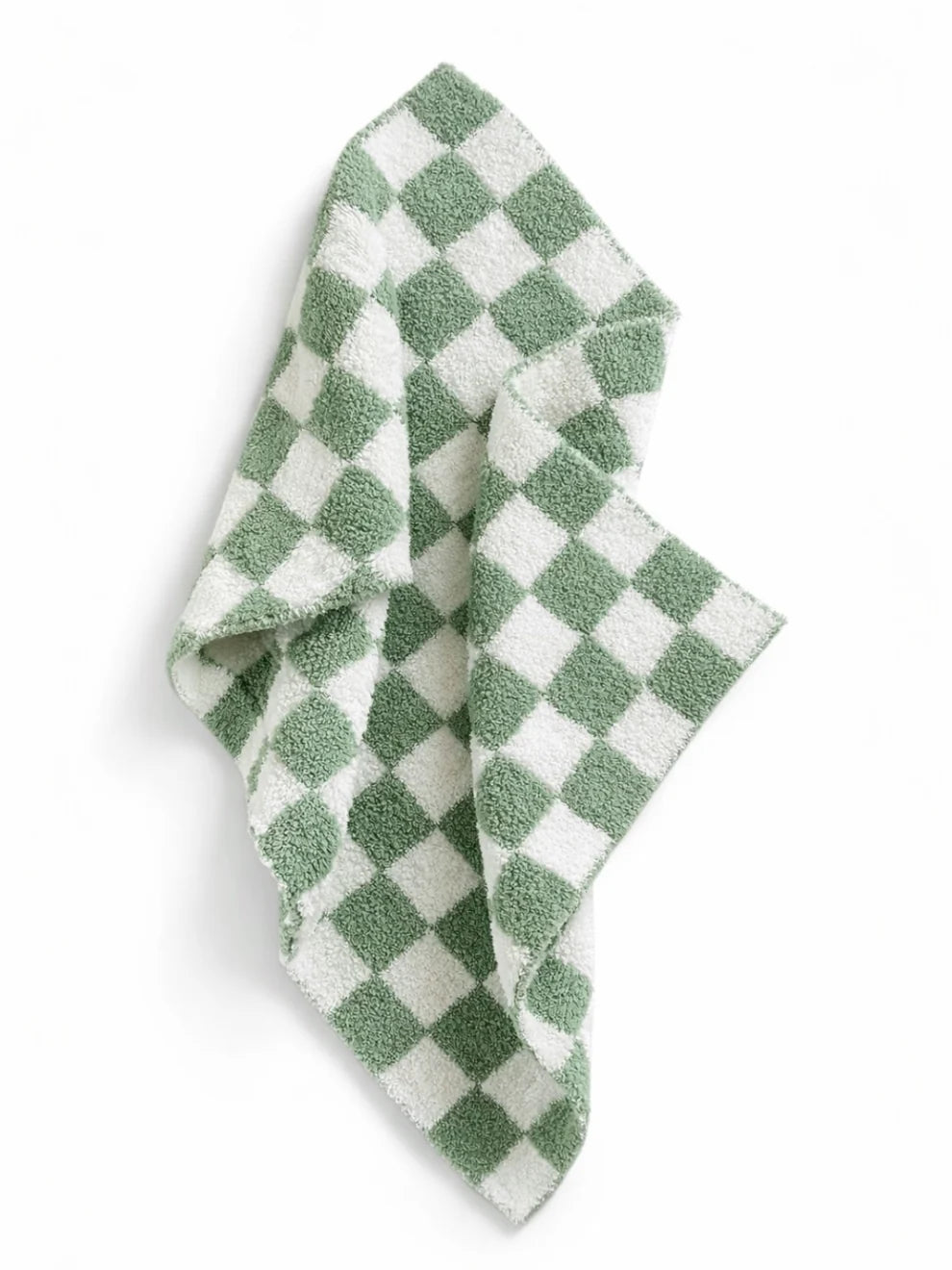 Phufy® Bliss Checkerboard Mini Blanket, Sage