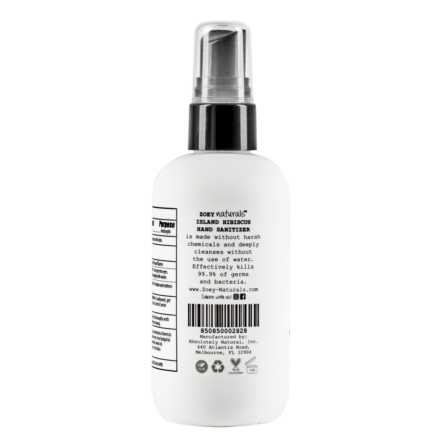 Island Hibiscus Hand Sanitizer 4 fl oz